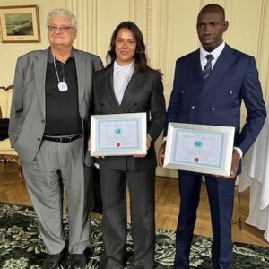 Christophe Giovannetti, Melissa Cornet et Tidiane Koita