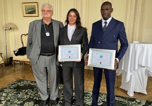 Christophe Giovannetti, Melissa Cornet et Tidiane Koita